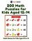 200 Math Puzzles for Kids Aged 12-14 - Math Games for Kids 12 to 14