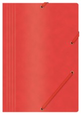 Aplankas su guma, A4, 390gms, raudonas