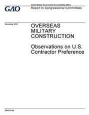 Overseas military construction, observations on U.S. contractor preference
