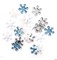 Dekor.kristalai SNOWFLAKES 2,2cm 20vnt