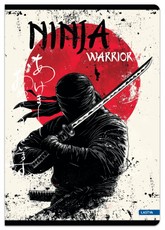 Sąsiuvinis A4 52lap. 80g NINJA WARRIOR lang.