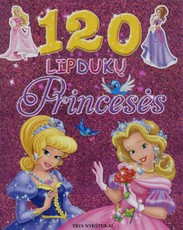 120 lipdukų. Princesės