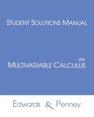 Student Solutions Manual for Multivariable Calculus