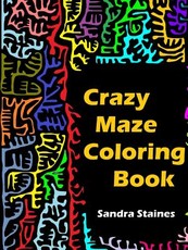 Crazy Maze Coloring Book