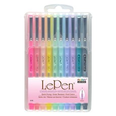 Stilingi rašikliai plonu antgaliu Marvy „Le Pen” Pastel, 10 vnt.