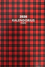 Mini kalendorius 2026. Raudonas (A2)