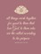 All things work together for good to them that love God, to them who are the called according to his purpose