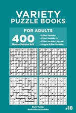 Variety Puzzle Books for Adults - 400 Master Puzzles 9x9