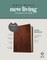 NLT Wide Margin Bible, Filament Enabled (Leatherlike, Dark B
