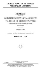 The final report of the Financial Crisis Inquiry Commission