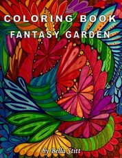 Coloring Book Fantasy Garden