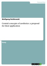 Ruttkowski, W: Central concepts of aesthetics: a proposal fo