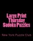 Large Print Thursday Sudoku Puzzles