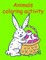 Animals coloring activity