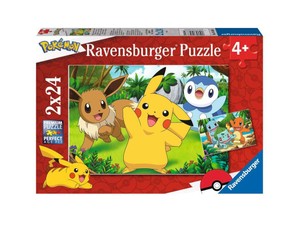 Dėlionių rinkinys (2 x 24 detalių) – Pokémon