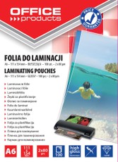 Laminavimo vokeliai, folija A6 2x80mic100vnt