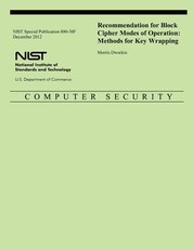 NIST Special Publication 800-38F Recommendation for Block Cipher Modes of Operation