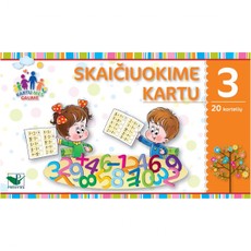 Skaičiuokime kartu 3. 20 kortelių rinkinys