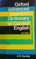 Oxford Advanced Learners Dictionary of Current English