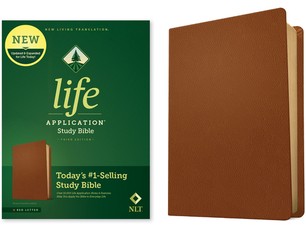 NLT Life Application Study Bible, Third Edition (Red Letter, Genuine Leather, Brown)
