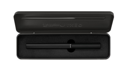 Plunksnakotis INEO juodos sp metalinėje dėžutėje