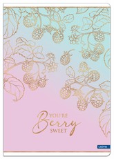 Sąsiuvinis A4 52lap 80g lang BERRY