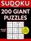 Sudoku Book 200 GIANT Puzzles, 100 Medium and 100 Hard