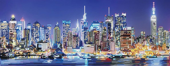 Deimantinė mozaika CITY LIGHTS