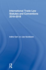 International Trade Law Statutes and Conventions 2016-2018