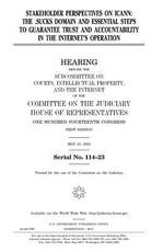 Stakeholder perspectives on ICANN