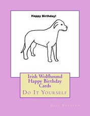 Irish Wolfhound Happy Birthday Cards