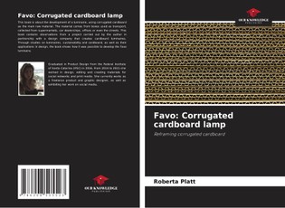 Favo: Corrugated cardboard lamp