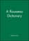 A Rousseau Dictionary