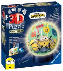 3D galvosūkis Minionai švytinti bola