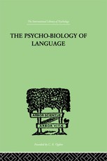 Zipf, G: Psycho-Biology Of Language