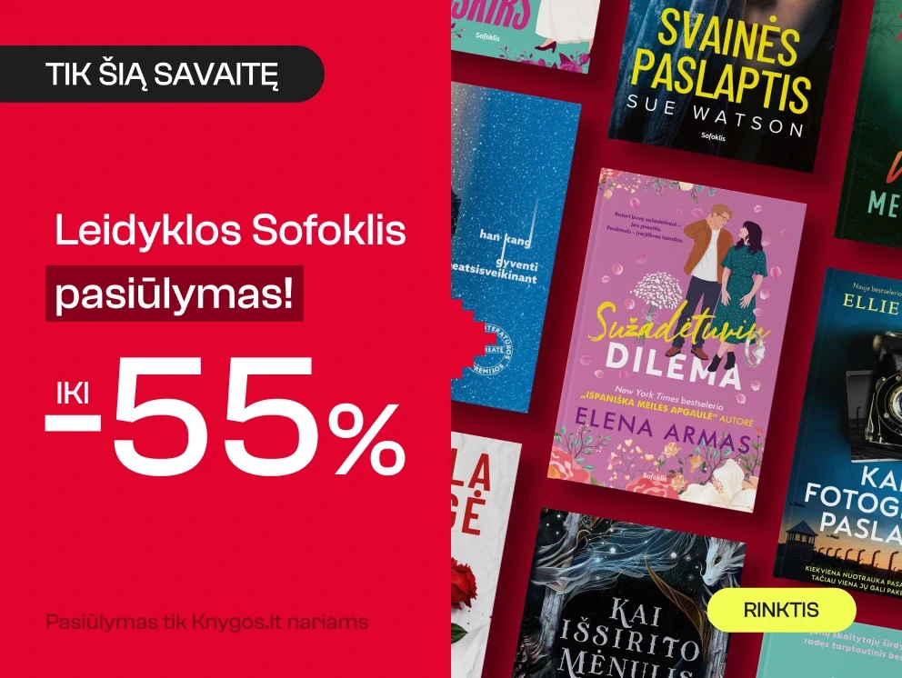 Leidyklos SOFOKLIS knygoms iki -55%!