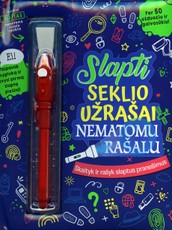 Slapti seklio užrašai nematomu rašalu. Skaityk ir rašyk slaptus pranešimus. Per 50 užduočių ir galvosūkių