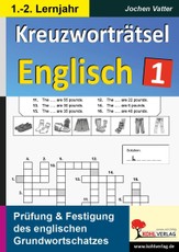 Kreuzworträtsel Englisch  /  1.-2. Lernjahr
