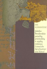 Jokūbo Brodovskio patarlių, priežodžių ir mįslių rinkinys