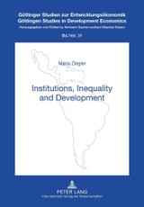Institutions, Inequality and Development