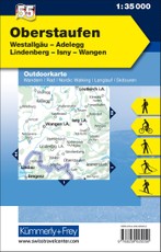 KuF Deutschland Outdoorkarte 55 Oberstaufen 1 : 35 000