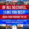 Of All 50 States, I Like You Best! Quick Tour Around the US | Geography for Kids - US States Junior Scholars Edition | Children's Geography & Cultures Books
