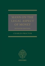 Mann on the Legal Aspect of Money