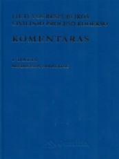 Lietuvos Respublikos civilinio kodekso komentaras. I dalis