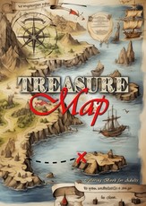 Treasure Maps Coloring Book for Adults