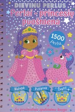 Perlai – princesių puošmena. Dievinu perlus. Su prašmatnia spalvinimo knyga
