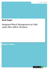 Integrated Weed Management in Chili under Rice fallow Situation