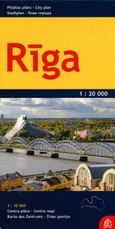 Ryga. Miesto planas M 1:20 000