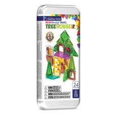 MAGNA-TILES MICROMAGS Kelioninis konstruktorius „Treehouse“, 24 det.