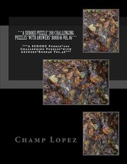 ***A SUDOKU Puzzle*200 Challenging Puzzles*with Answers*Book46 Vol.46***